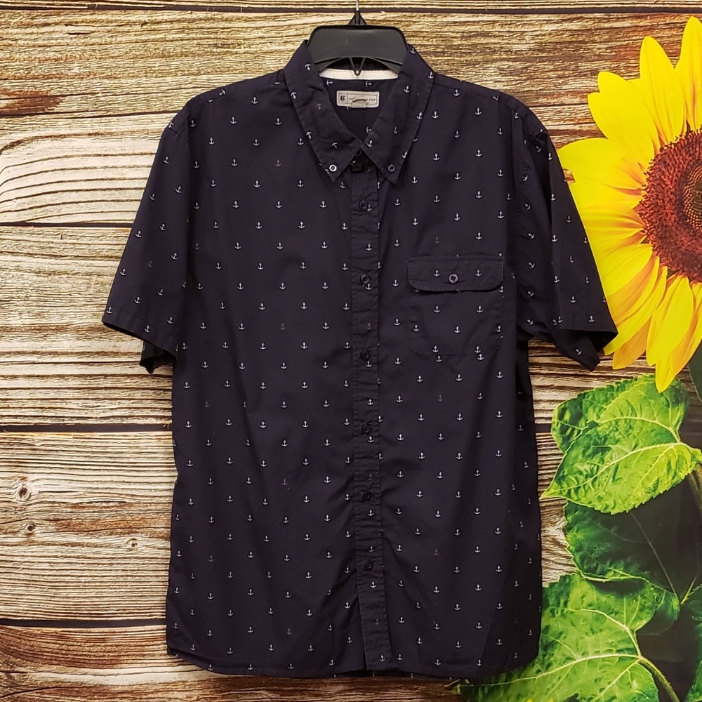 Charles and a half blue anchor shirt Pre-owned